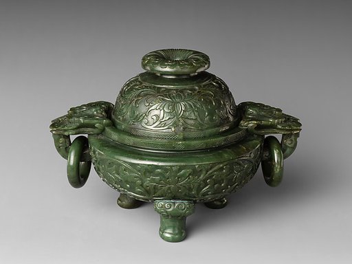 Incense burner with floral patterns