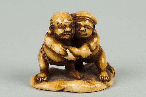Netsuke of Daikoku and Fukurokuji