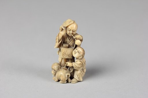 Netsuke of Group of Figures