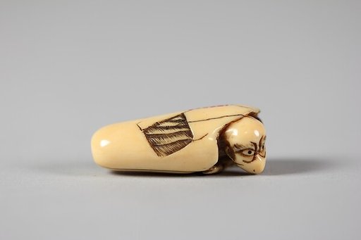 Netsuke of Monkey in a Bulb