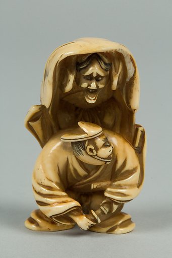 Netsuke of Two Figures