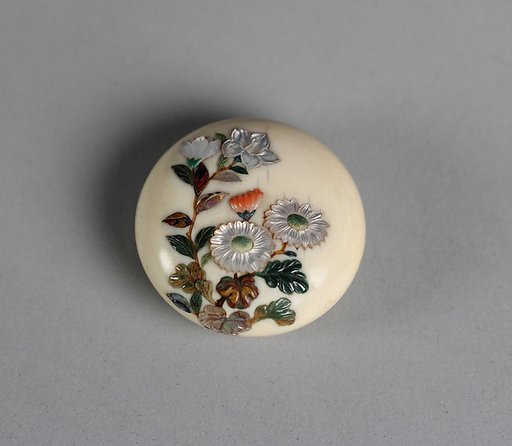 Netsuke of Assorted Flowers