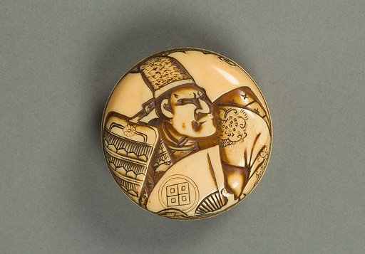 Netsuke with Carving of an Actor