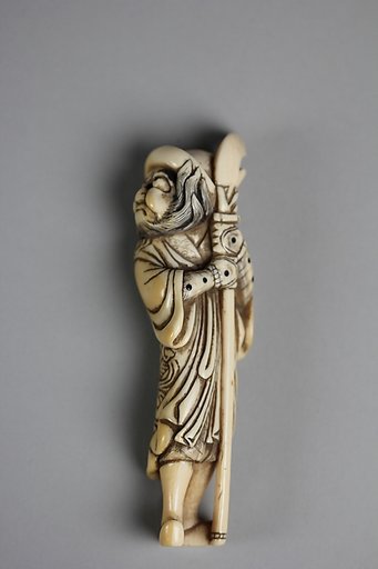 Netsuke of Large Masked Figure