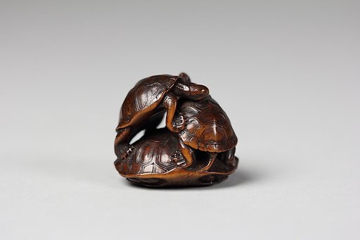 Netsuke of Three Turtles