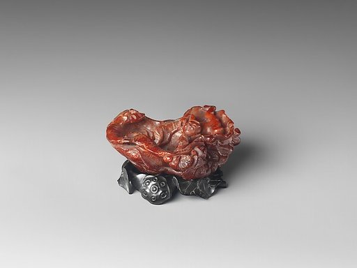 Dish with a Child Chasing a Fish