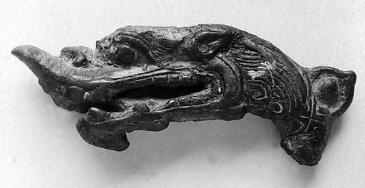 Finial in the shape of dragon’s head