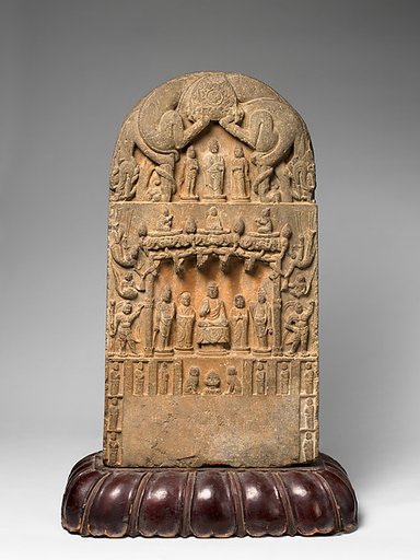 Stele with Pure Land Imagery