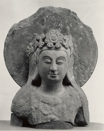 Head of bodhisattva