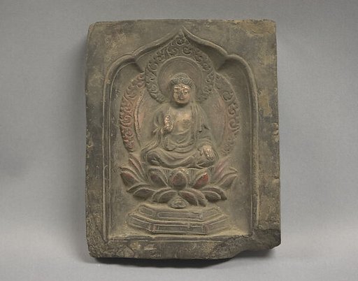 Tile with Buddha