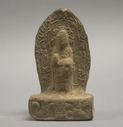 Miniature stele with Buddha