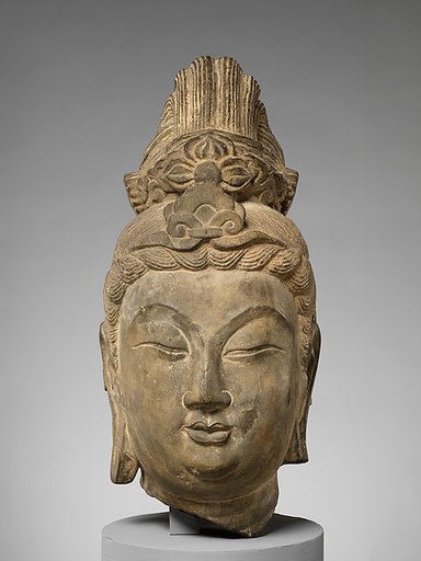 Head of a bodhisattva