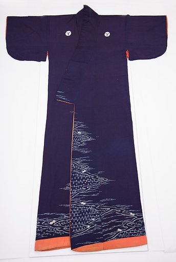 Robe (Kosode) with Spring Rice Fields