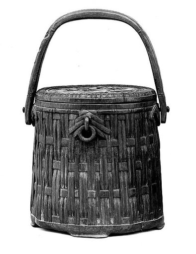 Box with lid and handle