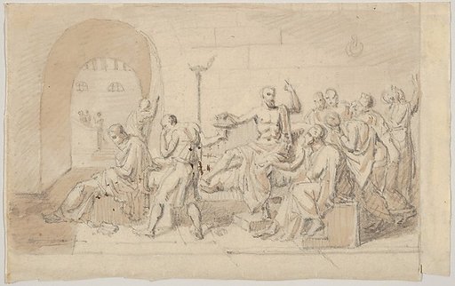 Copy after David's "The Death of Socrates"