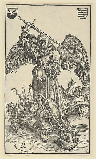 The Archangel Michael Weighing a Soul