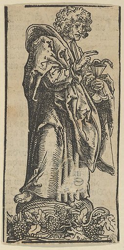 Silver Statuette of St. John, from the "Wittenberg Reliquaries"