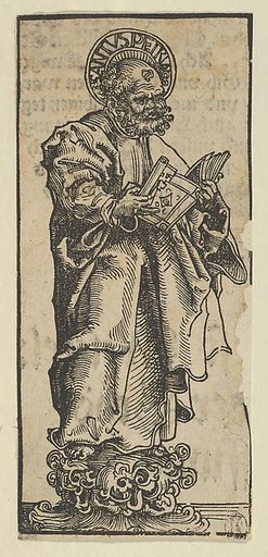 Silver Statuette of St. Peter, from the "Wittenberg Reliquaries"