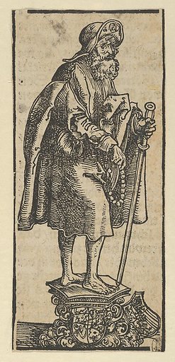 Silver Statuette of St. James the Greater, from the "Wittenberg Reliquaries"