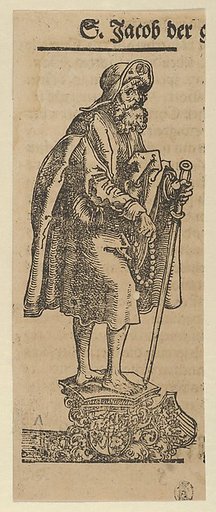 Silver Statuette of St. James the Greater, from the "Wittenberg Reliquaries"
