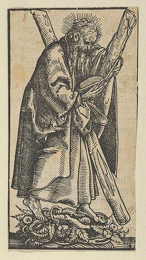 Silver Statuette of St. Andrew, from the "Wittenberg Reliquaries"
