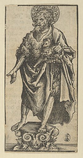Silver Statuette of St. John the Baptist, from the "Wittenberg Reliquaries"
