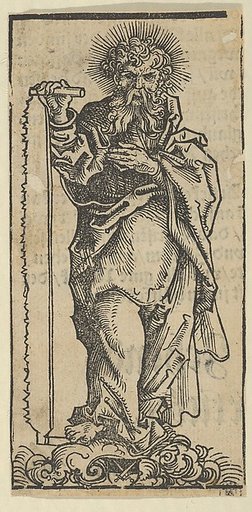 Silver Statuette of St. Simon, from the "Wittenberg Reliquaries"