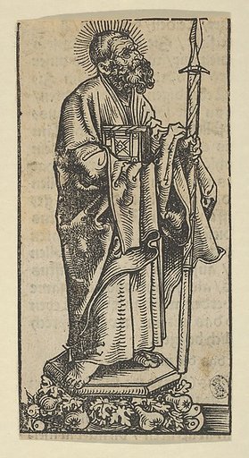 Silver Statuette of St. Thomas, from the "Wittenberg Reliquaries"
