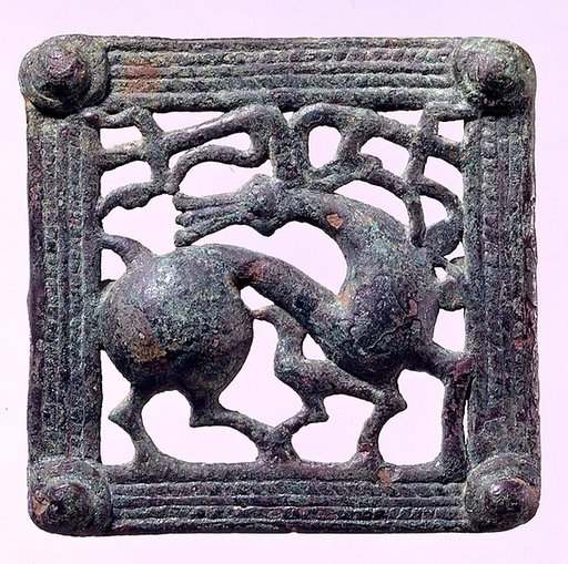 Belt Buckle with Stag