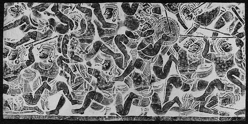 Rubbing of a Scene from the Ramayana