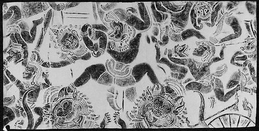 Rubbing of a Scene from the Ramayana