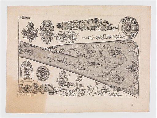 Plate seven from Nouveavx Desseins D'Arquebvseries