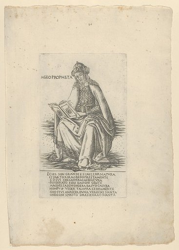 The Prophet Haggai, from Prophets and Sibyls