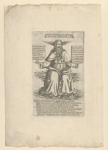 The Prophet Moses, from Prophets and Sibyls
