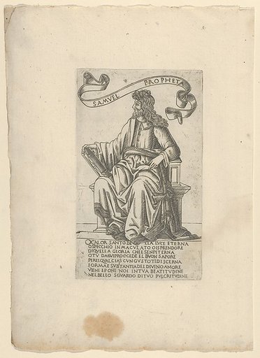 The Prophet Samuel, from Prophets and Sibyls