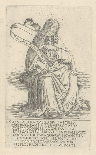 The Prophet Zecheriah, from Prophets and Sibyls
