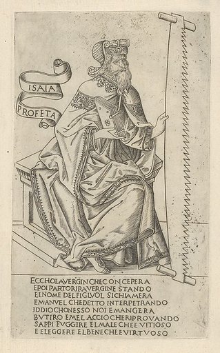 The Prophet Isaiah, from "Prophets and Sibyls"