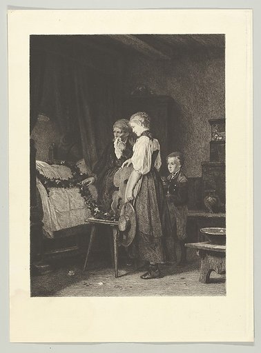 In the House of Mourning, from "American Art Review", vol. 1, no. 8 (republished in "The Art Journal," October 1880)