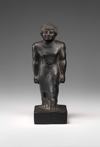 Statuette of an Official Who is a Dwarf
