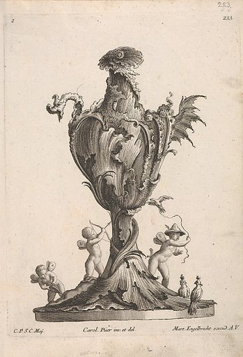 Plate 2, from "Neu inventierte Vasi auf die neueste manier"