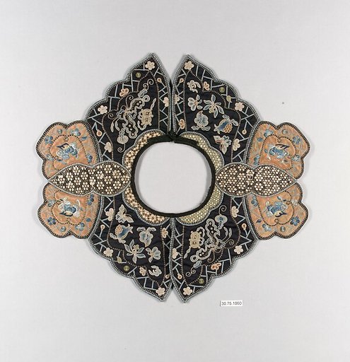 Collar in the Shape of Two Butterflies