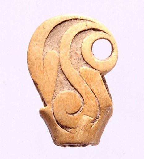 Carved Bone Finial