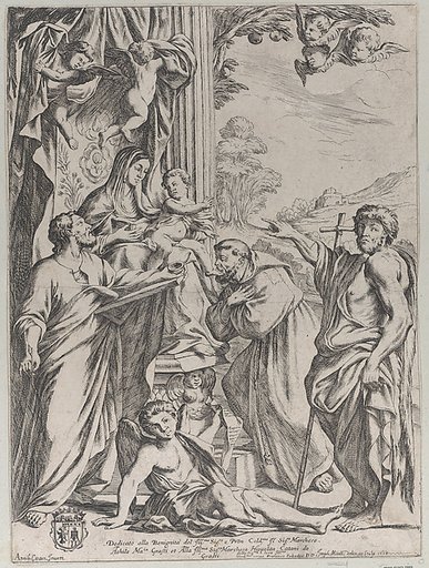 The Virgin Enthroned with Three Saints