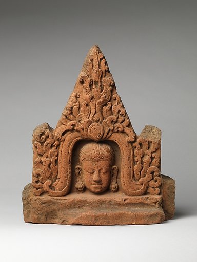 Antefix with Face of a Deity