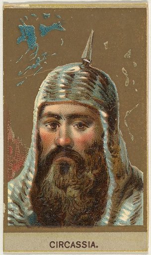 Circassia, from the Races of Mankind series (T181) issued by Abdul Cigarettes