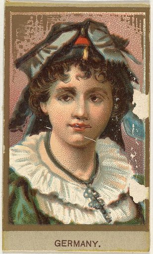 Germany, from the Races of Mankind series (T181) issued by Abdul Cigarettes