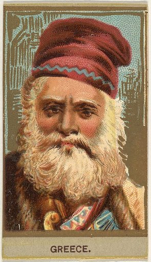 Greece, from the Races of Mankind series (T181) issued by Abdul Cigarettes