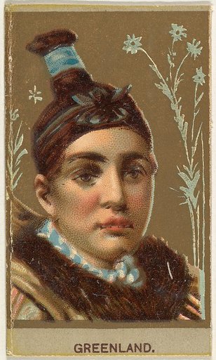 Greenland, from the Races of Mankind series (T181) issued by Abdul Cigarettes