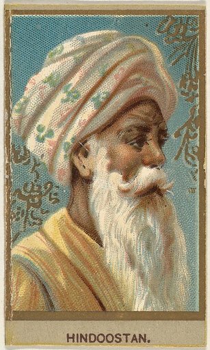 Hindoostan, from the Races of Mankind series (T181) issued by Abdul Cigarettes