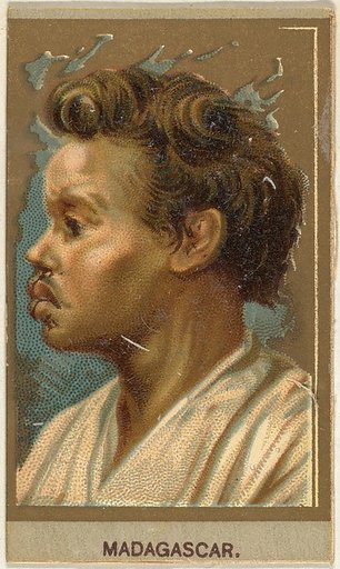 Madagascar, from the Races of Mankind series (T181) issued by Abdul Cigarettes